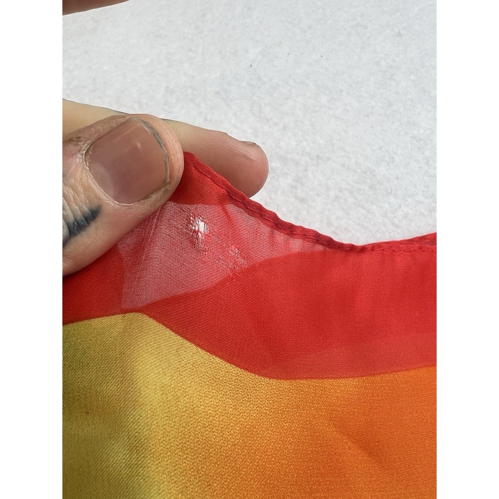 Huge Chanel No 5 Vintage Silk Scarf 35x72 Rare - Picture 6 of 11